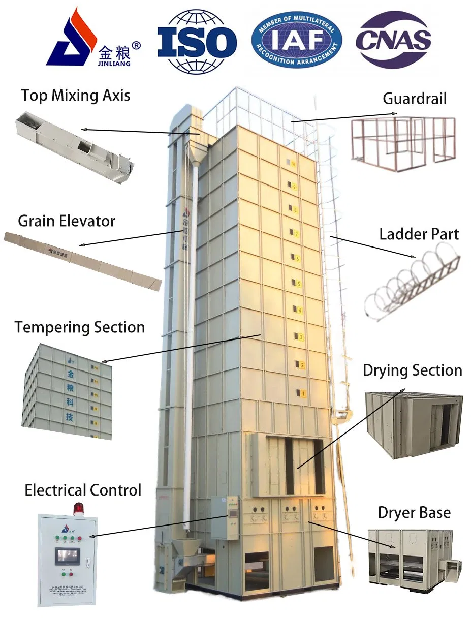 Промышленная сушилка для зерна JL-5H-20, 20 тонн