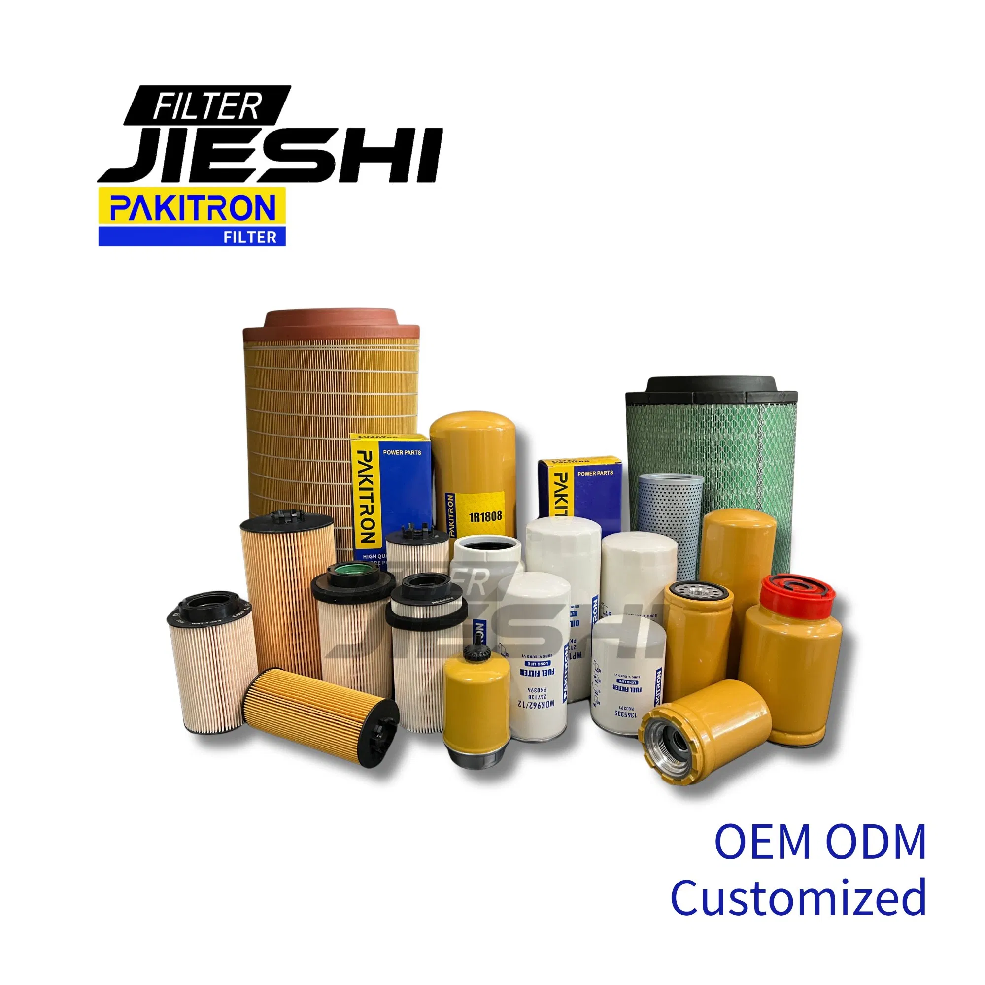 Jieshi Germany Truck Auto Truck Construction Machinery Mini Excavator Farm Tractor Wheel Loader Ships Engine Oil/Fuel/Air/Hydraulic Filter Element Spare Parts