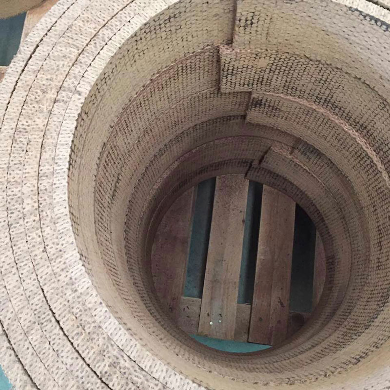 Asbestos White Woven Brake Lining Roll for Engineering  Machine