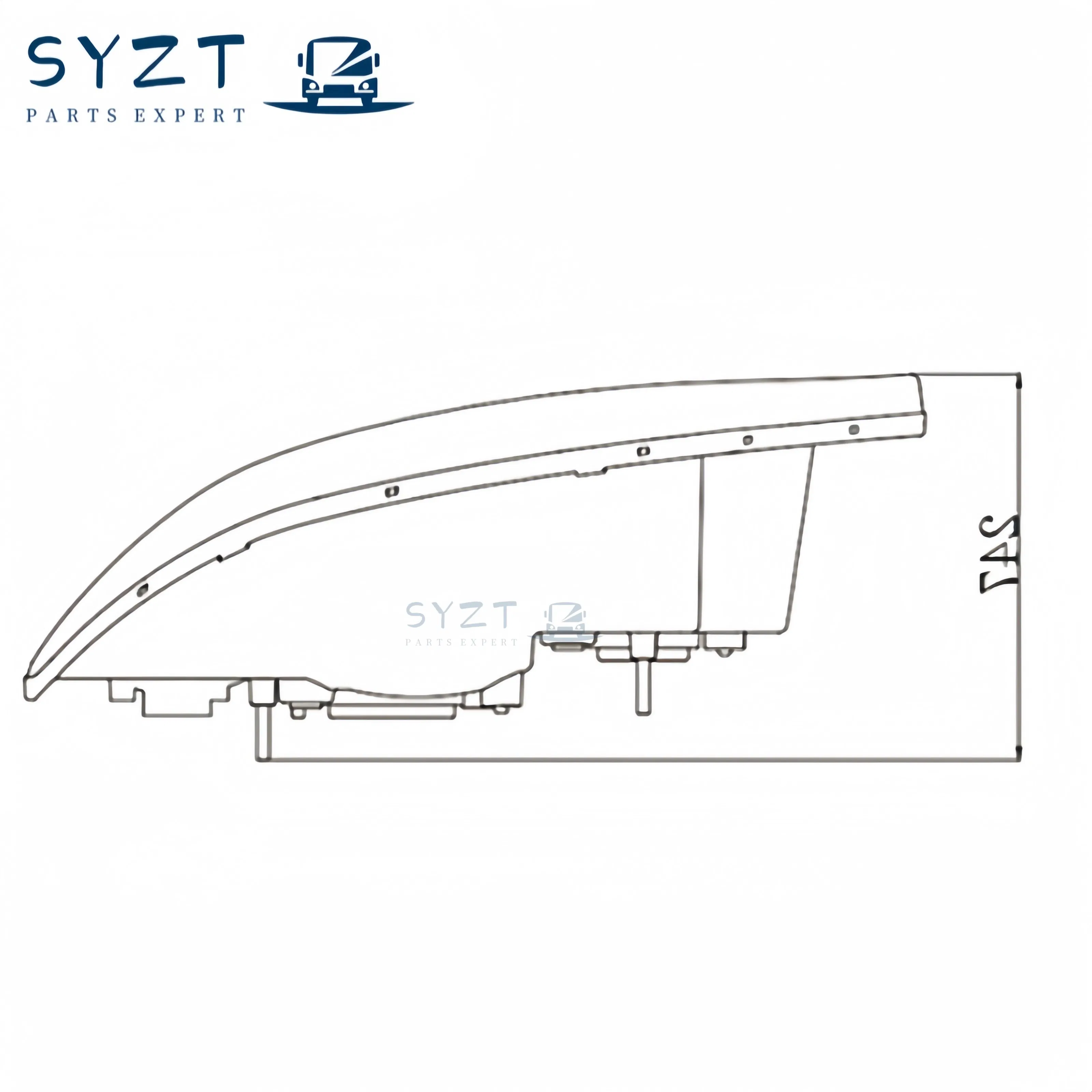 Zhongtong Bus OEM Front Headlight Assemblies – Perfect for Left-Hand Drive Bus Models