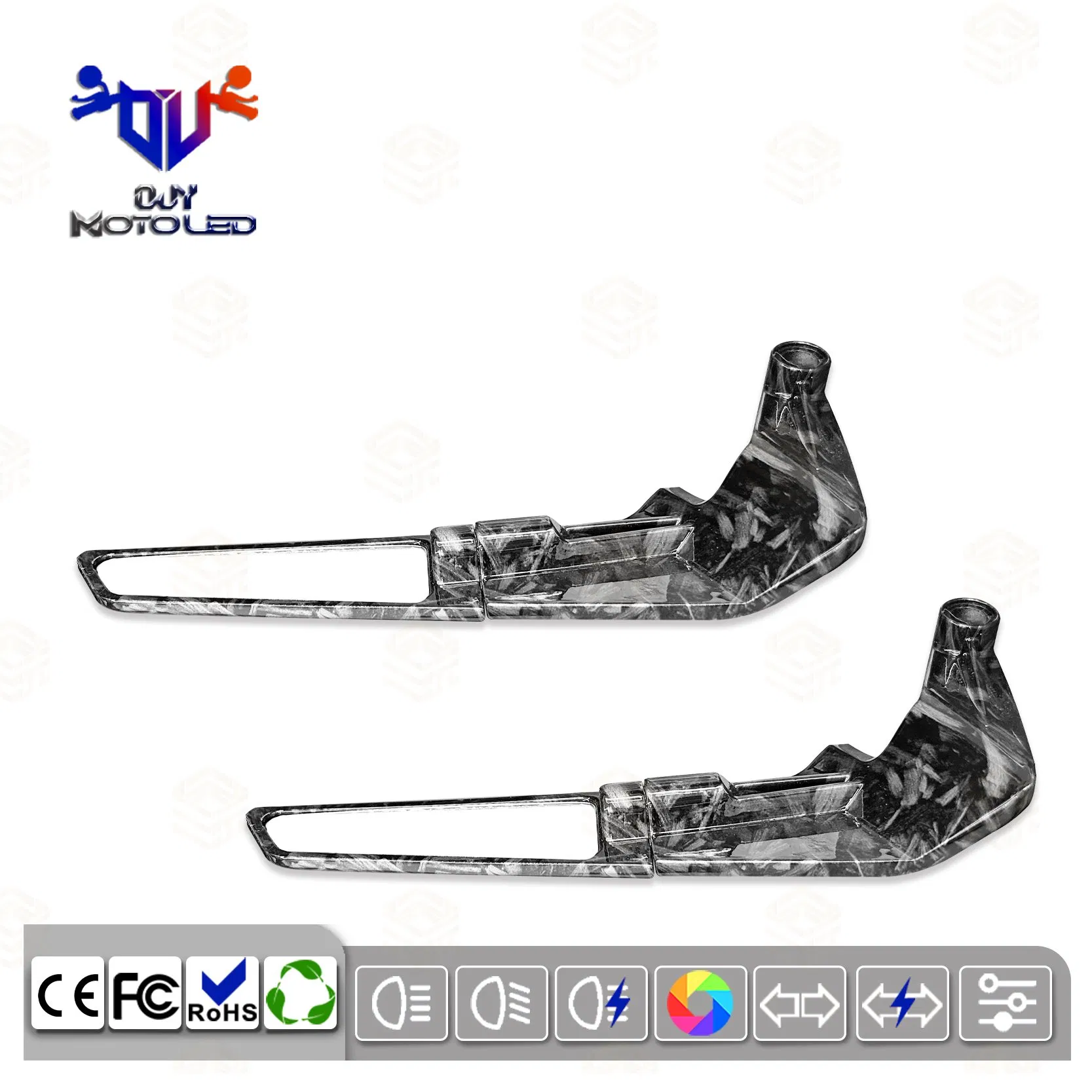 High Quality Motorcycle off-Road Vehicle Universal Rearview Mirror Accessories