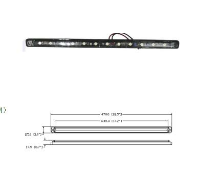 Боковой светодиодный маркер Klite LB-603 для Volkswagen
