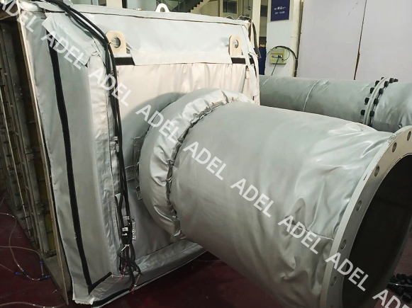 Fiberglass Thermal Insulation Jacket Heavy Duty Engine Industrial Detachable Insulation