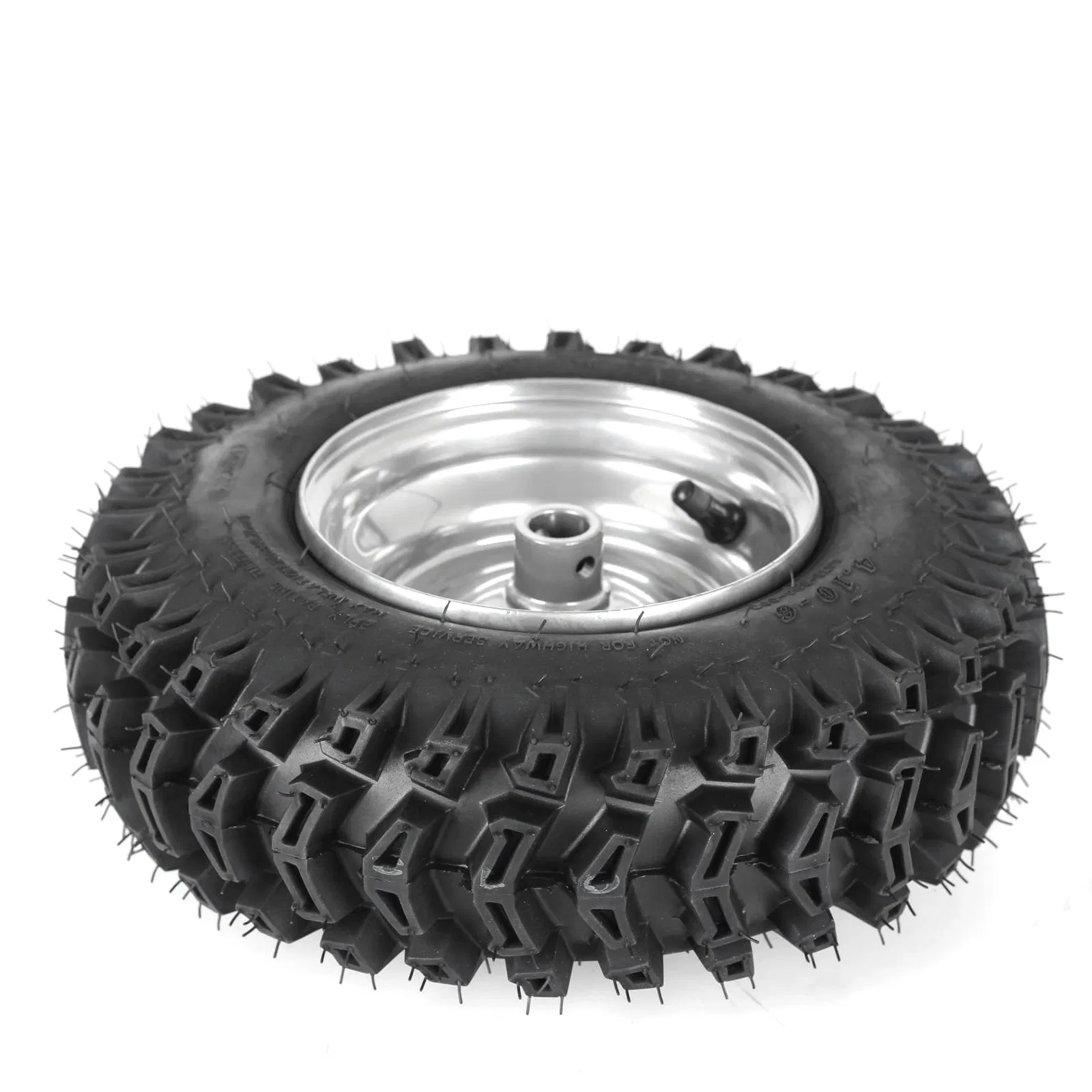 4.10-6 4.10/3.50-6 NHS Tire and Inner Tube for Go Kart 4 Wheeler Mini Bike Lawn Equipment Garden Rototiller Snow Blower
