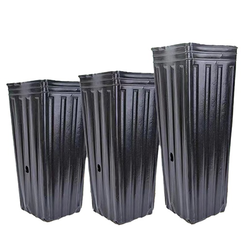 Прочные квадратные детские горшки из полиэтилена HDPE в стиле кантри для растений и рассады