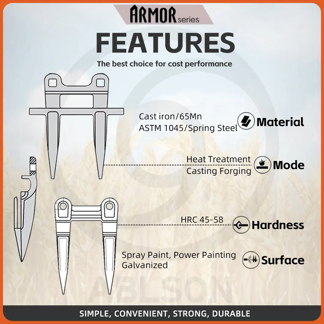 Ножевой палец для комбайна Ablson