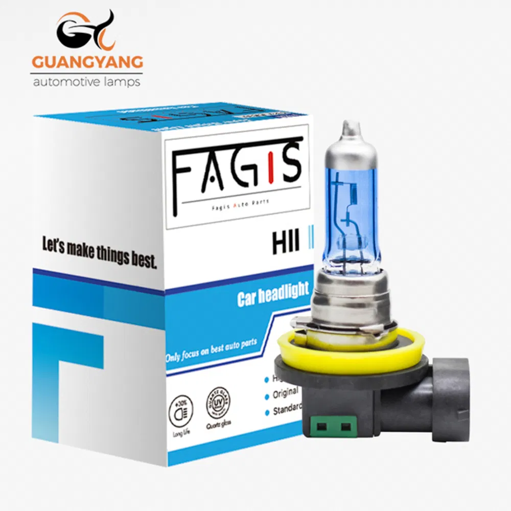 Автолампа галогенная Fagis H11 12V 55W Super White