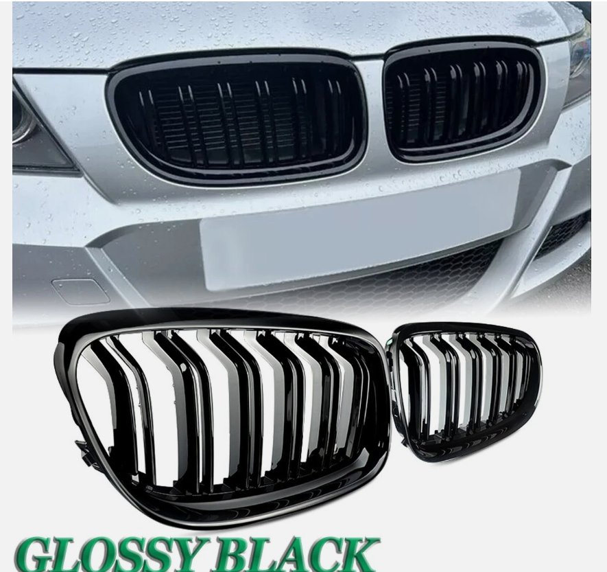 Body Kit for 2005-2008 BMW E90 to M3 with Front Rear Bumper Side Skirts Kit Lip Grille