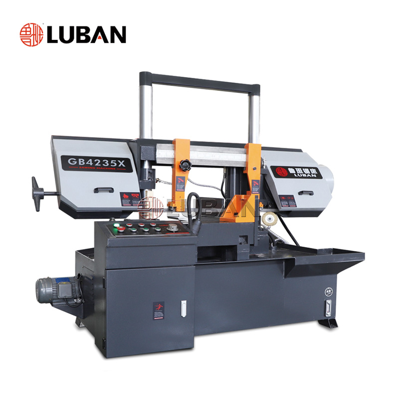 LUBANSAW GB4235X, металлическая угловая ленточная пила 45°