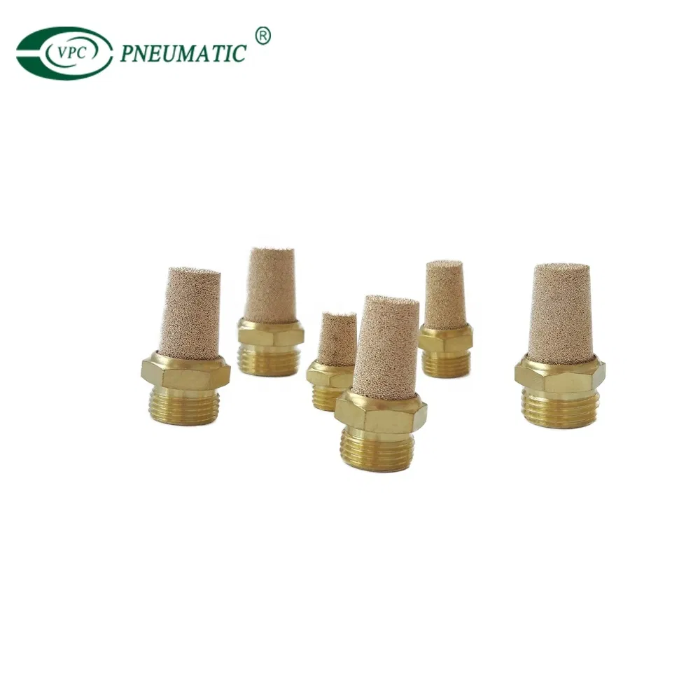 Пневматический глушитель из латуни