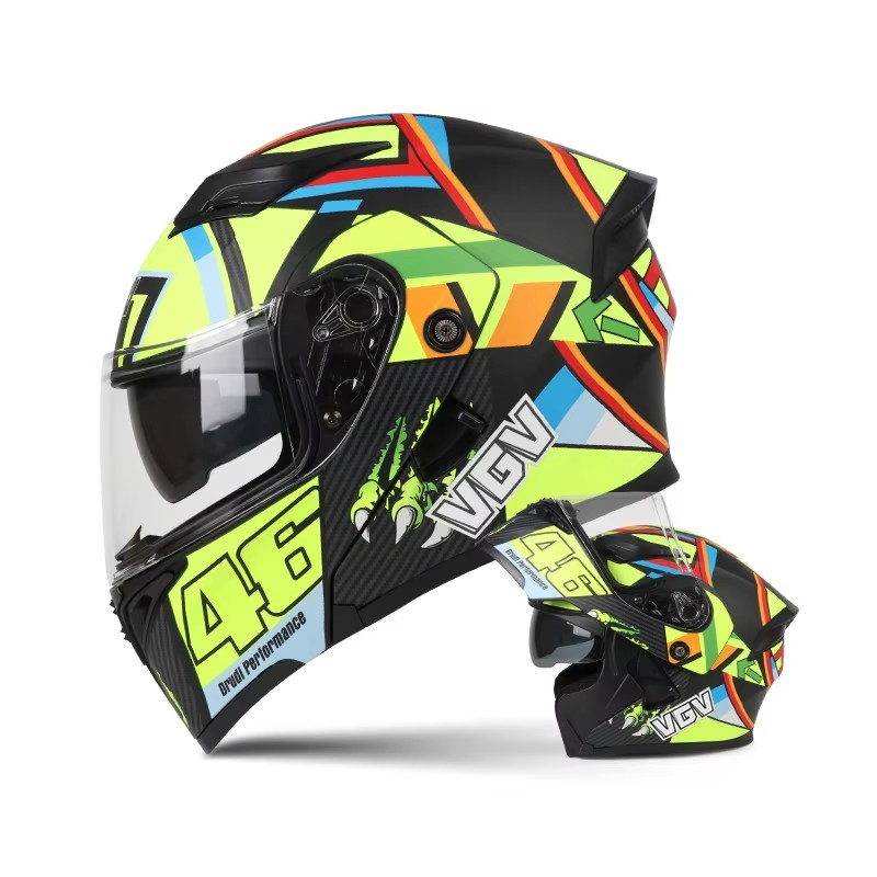 Vgv 90 Motorcycle Helmet DOT Approved Full Face Helmets with Ventilation Holes