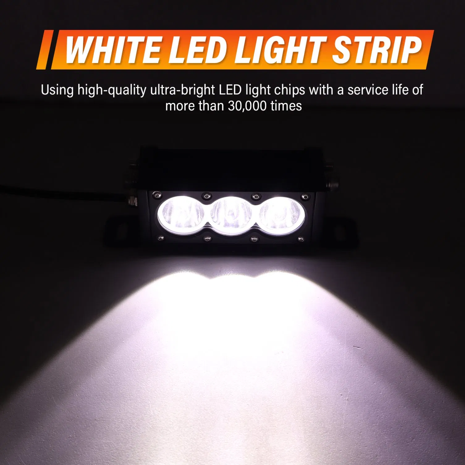 Светодиодная балка для внедорожников, 24В, двойной цвет