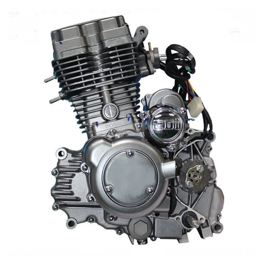 Rapid Heat Dissipation Electric Start 197ml Air-Cooled Vertical Shaft Motorcycle Diesel Engine (CG200 (with balancer))