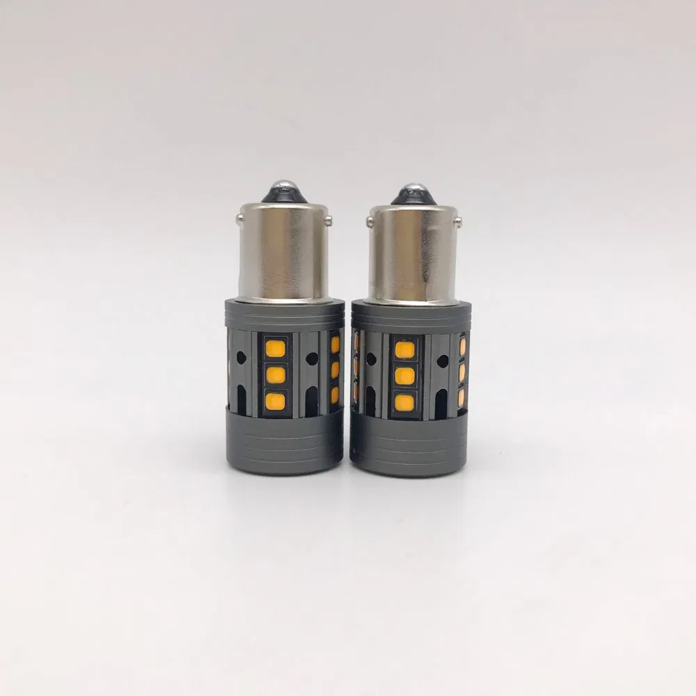 Светодиодная лампа поворотника 1156 28W Amber