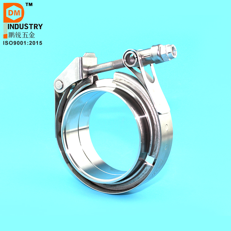 Быстросъемный V-образный хомут с фланцами