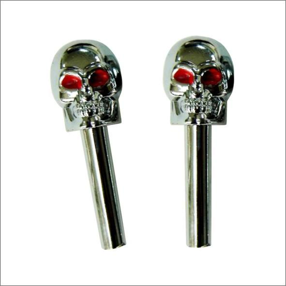 Wholesale Auto Parts 2PCS/Set Car Door Latch Lock Safety Skull Door Bolt