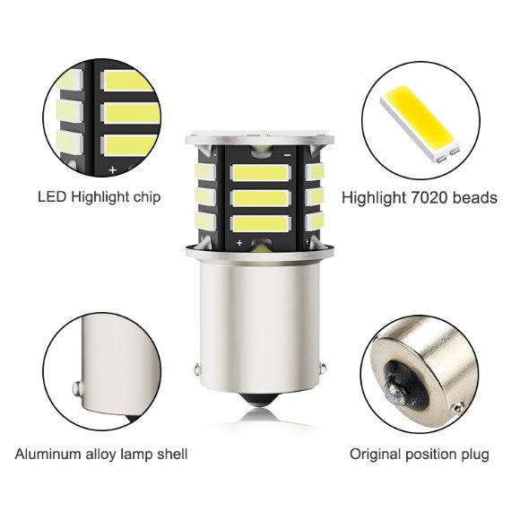 Светодиодные лампы BKR P21 7020 для поворотников и стоп-сигналов