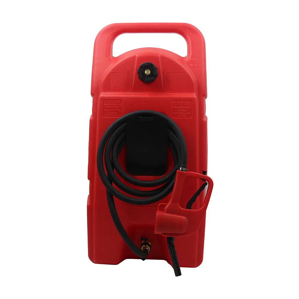 57-liter Wheeled Fuel tank with Pump for diesel and Transportation Equipment, Portable Plastic Fuel Container