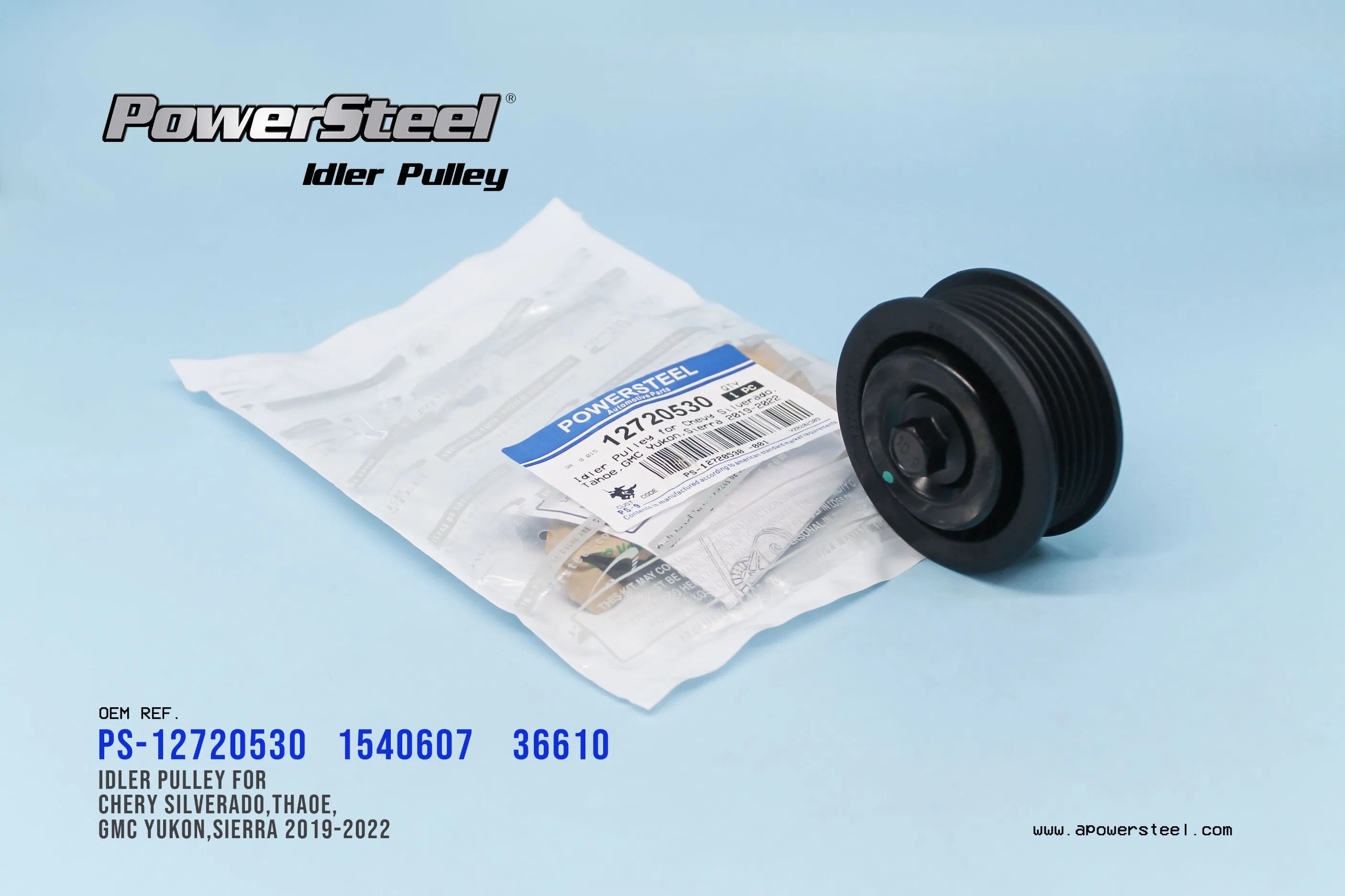 2013-2020 Silverado Sierra 5.3 6.2 Serpentine Belt Idler Pulley New 12720530