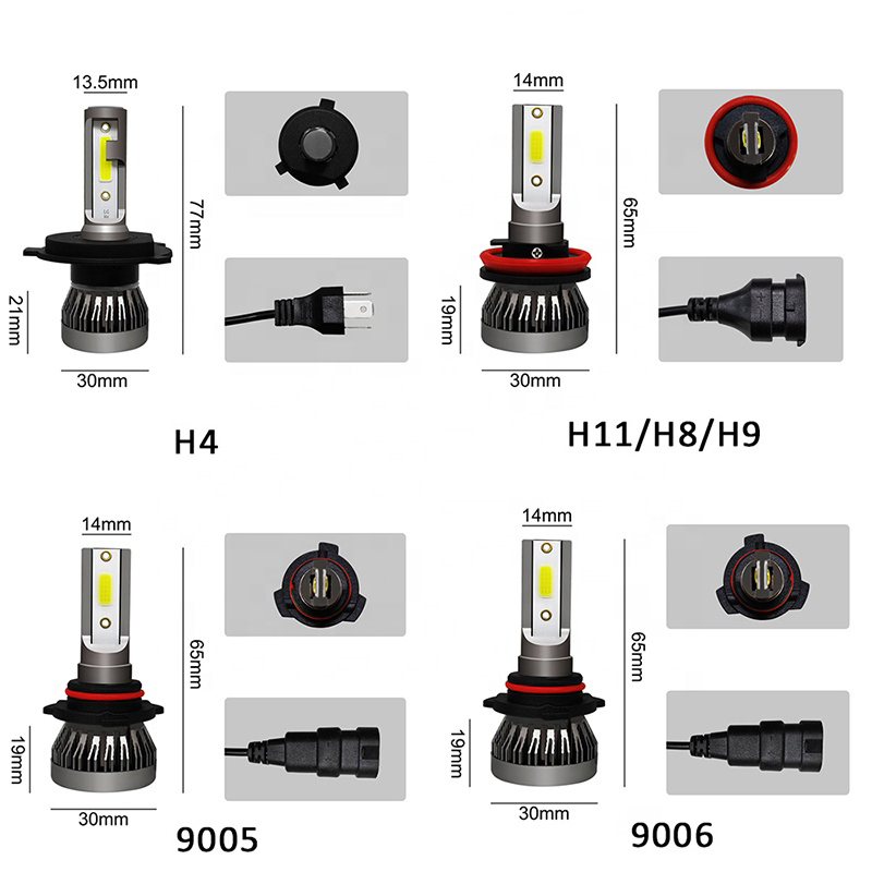 Противотуманная фара 30W Mini, безвентиляторная, универсальная