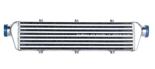 Универсальный интеркулер алюминиевый 550x180x65 мм