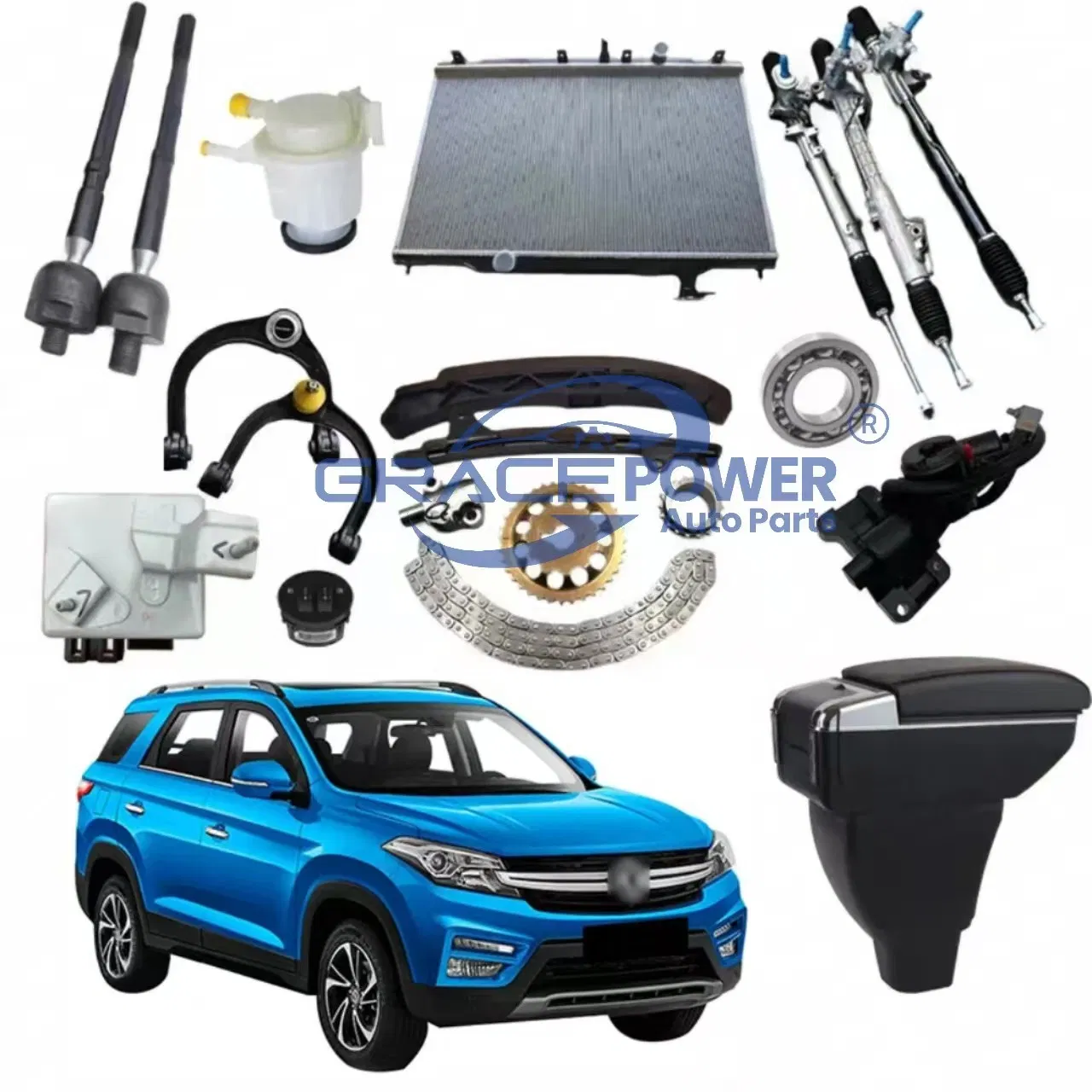 Good Performance Auto Parts OE 4121010-Fk02 Left Headlight for Dongfeng Dfsk Fengguang / Glory S560