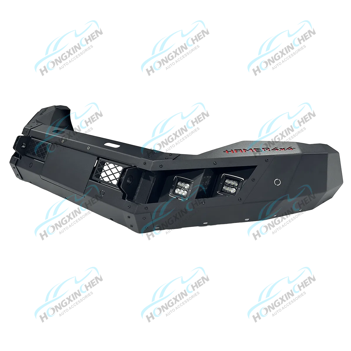 for 2011-2016 2/4WD F250 F350 Heavy Duty Black Front Bumper W/LEDs New