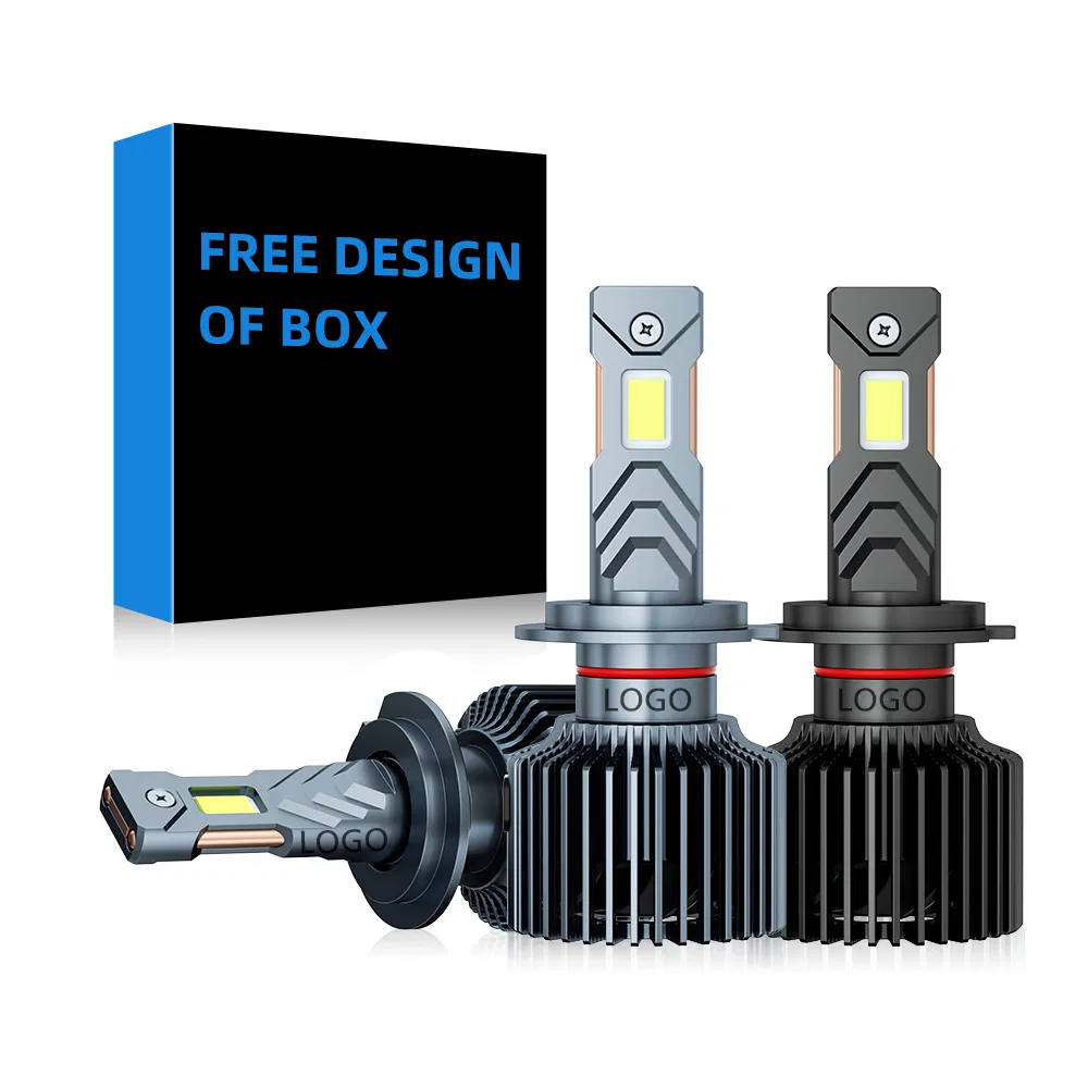 High Power Aurora100W H7 H1 H4 9005 LED Headlight Bulb