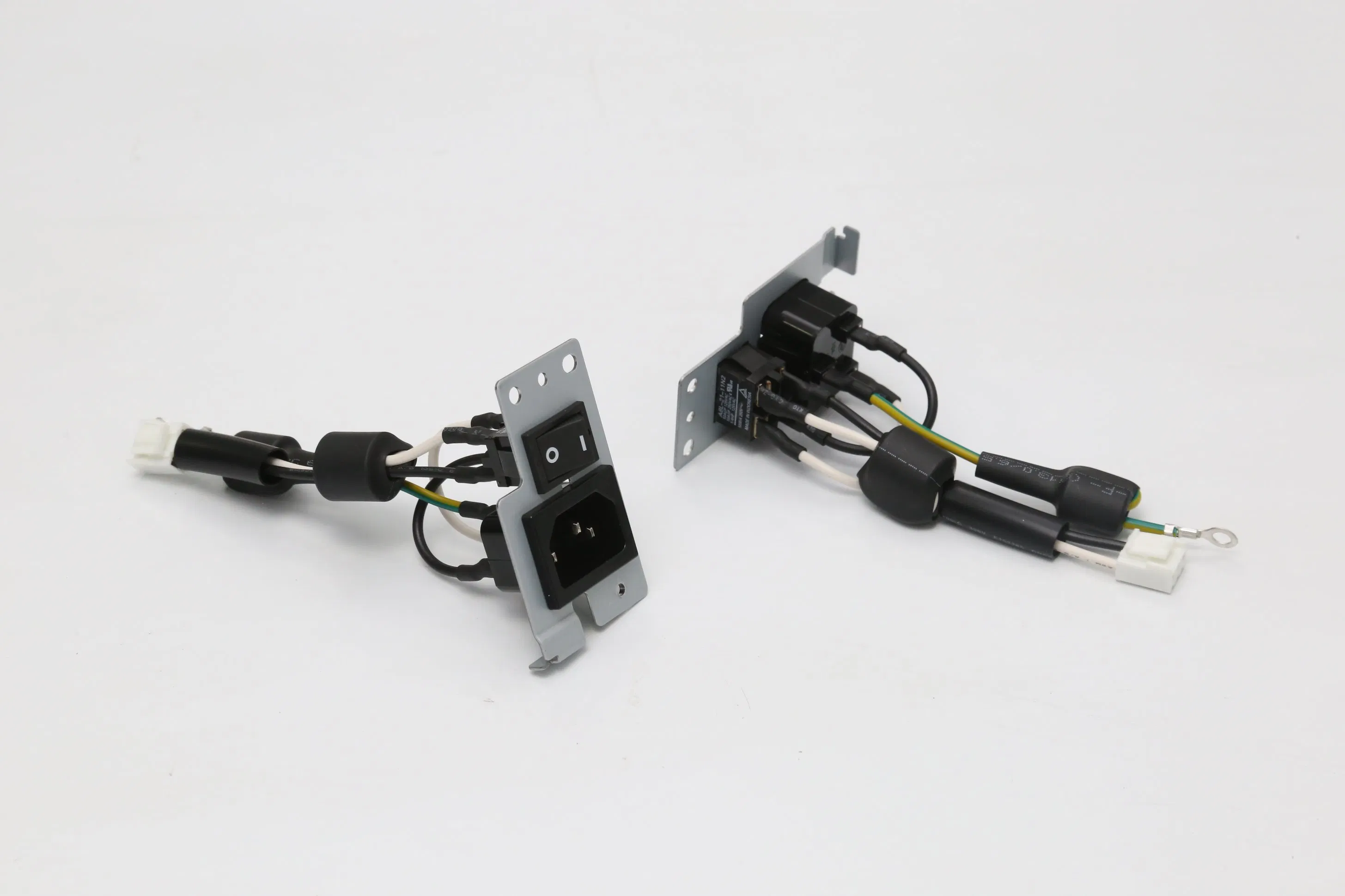 Power Socket Two in One Socket with Switch and Wire Harness Processing Cable Wiring Harness with Ferrite Bead