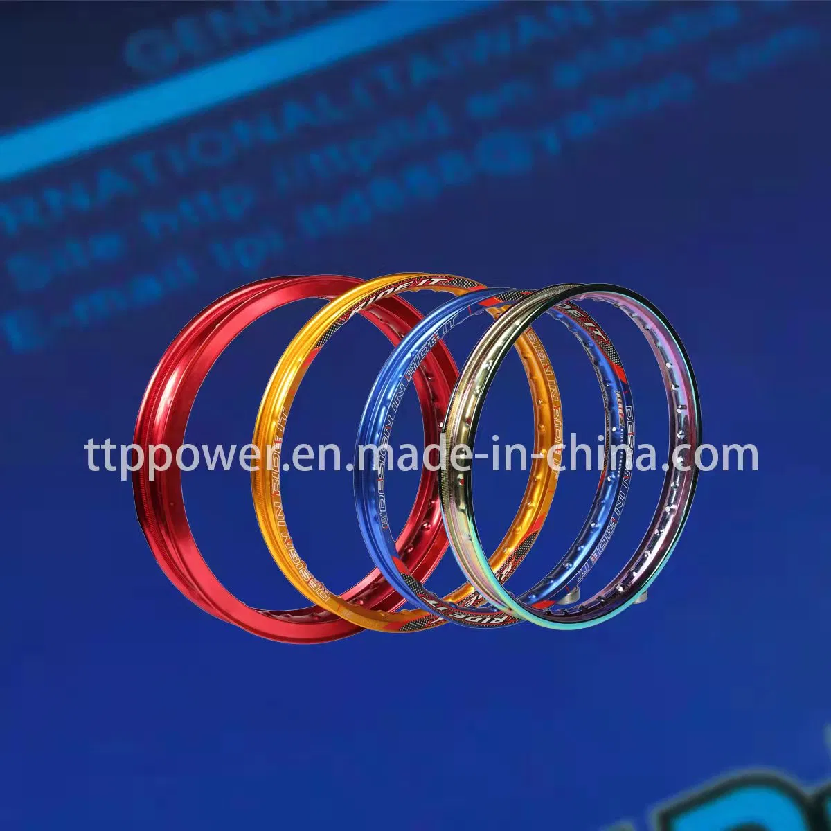 Алюминиевый обод колеса для мотоцикла (1.4X18, 1.4X19, 1.6X14, 1.6X16)