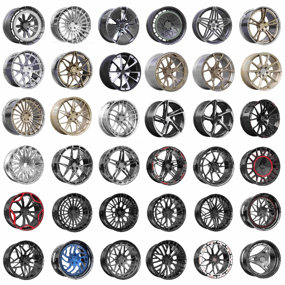 Кованые диски из алюминиевого сплава 17-22 дюйма