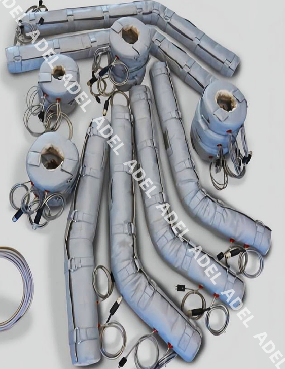 Fiberglass Thermal Insulation Jacket Heavy Duty Engine Industrial Detachable Insulation