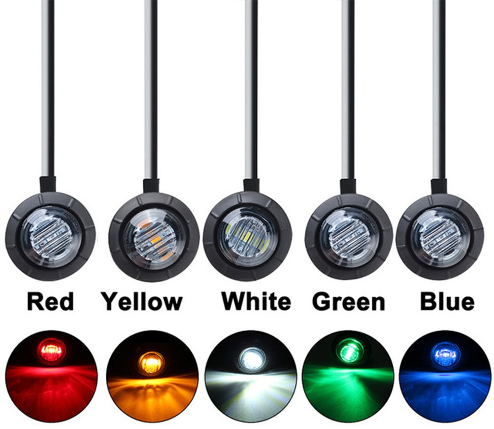 Боковой светодиодный габарит для грузовика 12V/24V