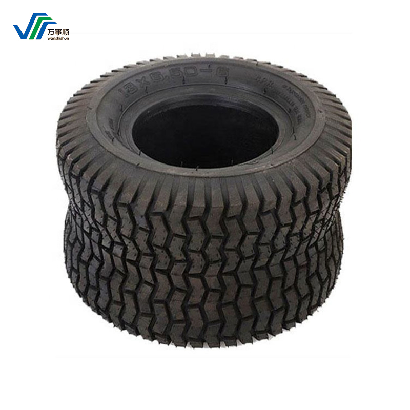 Lawn & Garden Riding Mower Tires, Turf Grass Cutter Kart Tire Snow Thrower Golf Cart Tire with Wheel Rim 18X9.50-8 19X10.50-8 20X10.00-8 20*10.50-8
