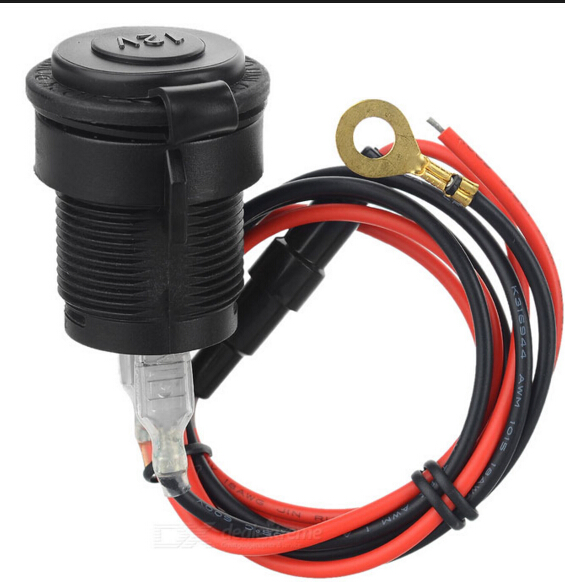 Водонепроницаемая розетка прикуривателя 12В для авто и мотоцикла