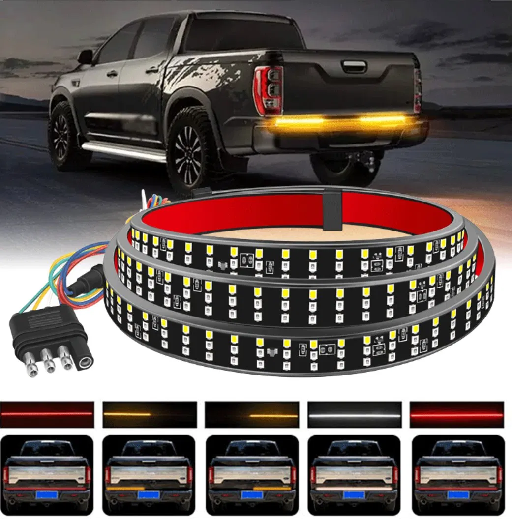 Светодиодная лента для авто 60 дюймов: стоп-сигнал, поворотник, габарит