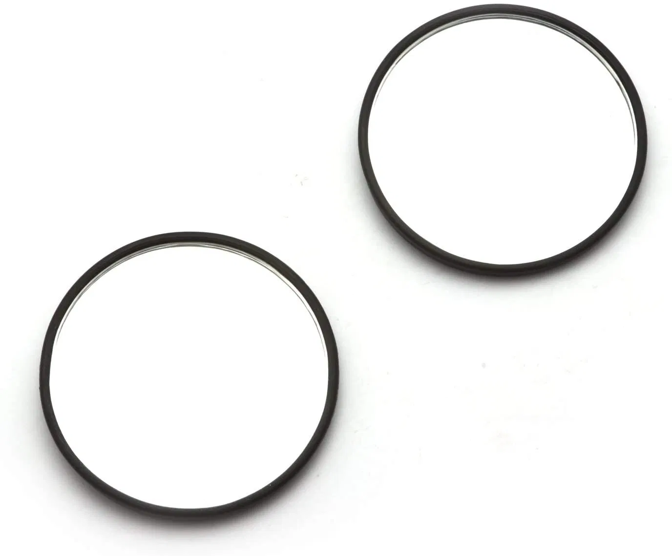 2 Pack Automotive Blind Spot Mirrors, Small Round Convex Adjustable 360° Rotate Wide Angle