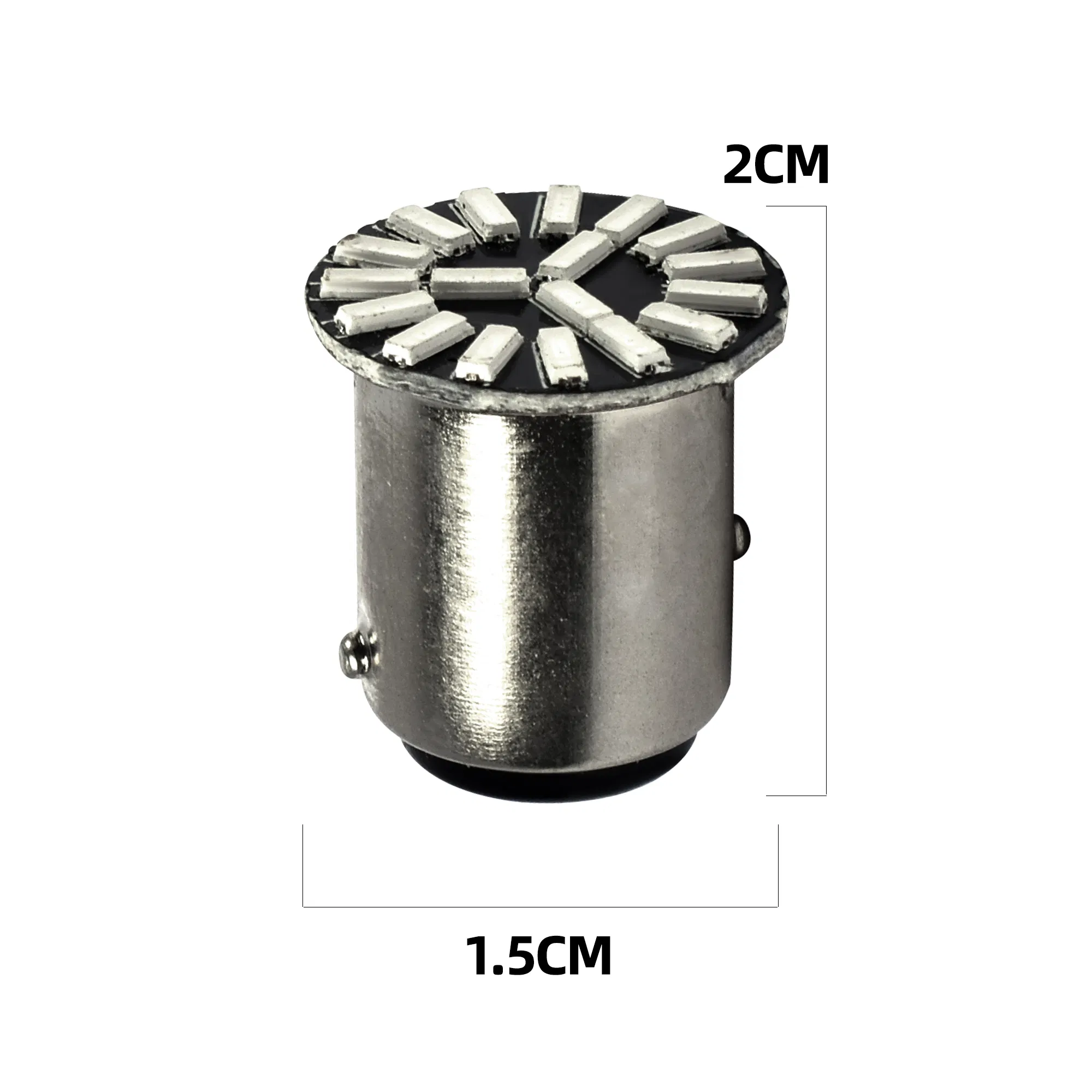 Светодиодный стоп-сигнал 1157 4014 18 Flashing для мотоцикла