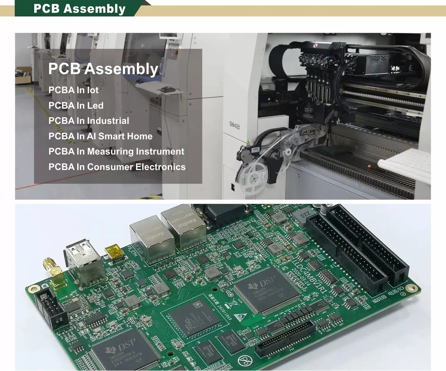 Reliable Electronic PCB Assembly Manufacturer in China Provide PCB Design and SMT PCBA