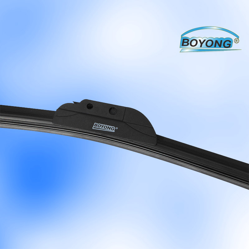 OEM Customed Wholesale Conventional Wiper Stock Universal Beam Natural Rubber Soft Flat Wiper Blade Frameless Car Wiper U Hook Wiper Auto Parts Car Accessories