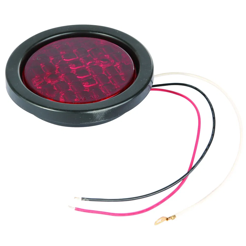 110mm 3functions Square LED Rear Tail Reverse Light for Tractor RV Ship Yacht Trailer