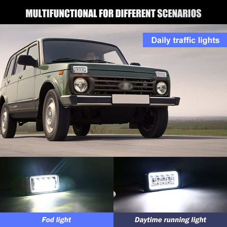 Сверхяркие светодиодные лампы H4 H7 50Вт для противотуманных фар