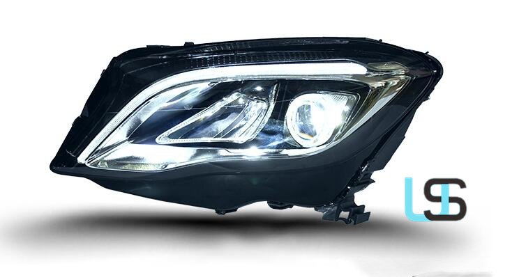 Передняя противотуманная фара с поворотником LED для Mercedes-Benz GLA 2015-2019
