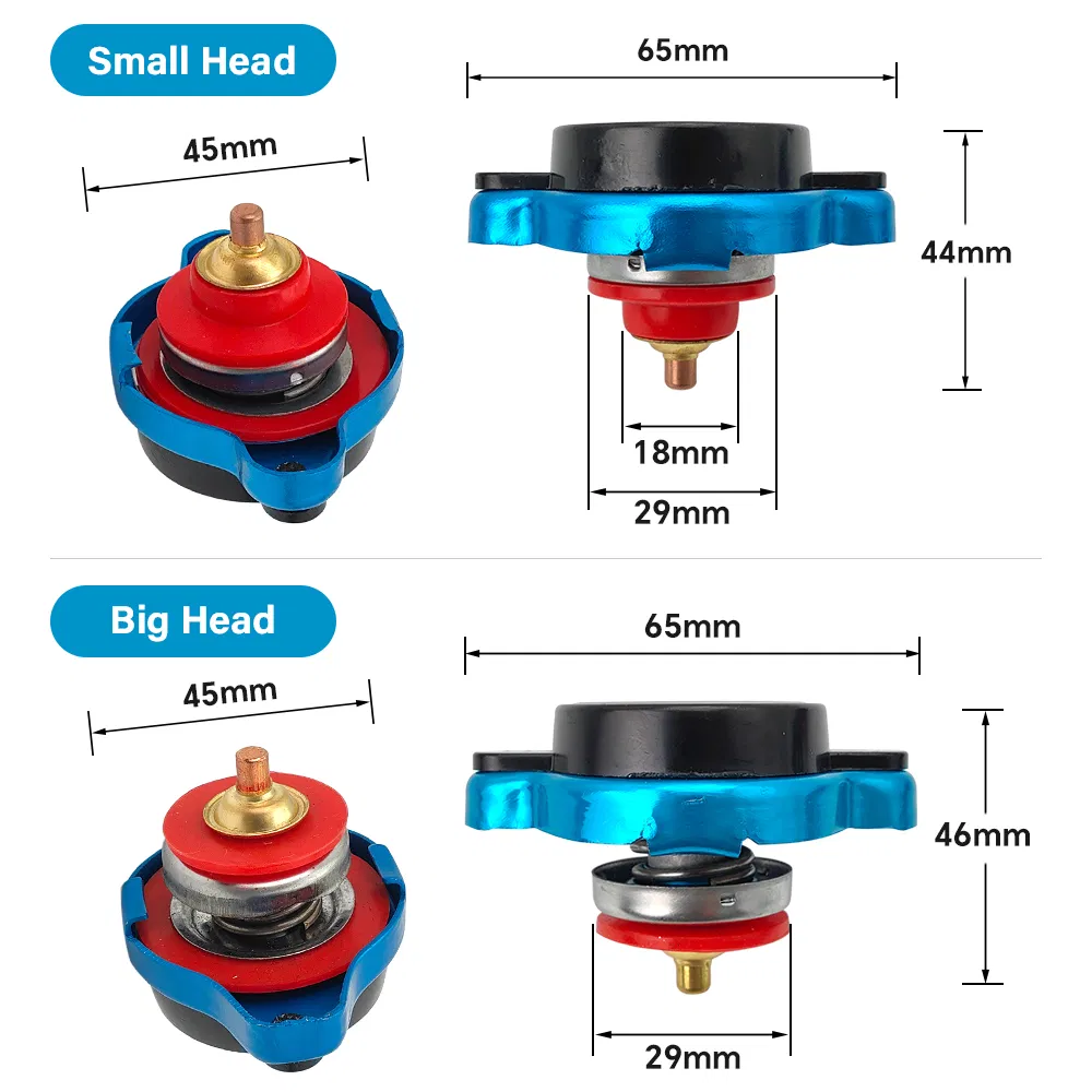 Крышка радиатора с термостатом и датчиком температуры