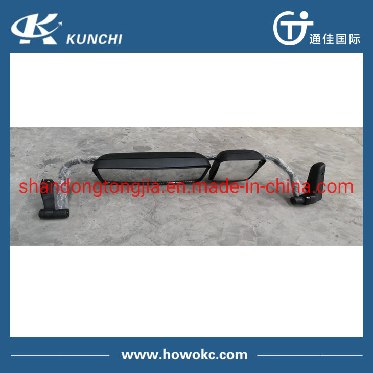 Heavy Truck Cabin Parts Left Rearview Mirror with Wg1642770001, HOWO/Shacman /Foton/FAW/Dongfeng Spare Parts