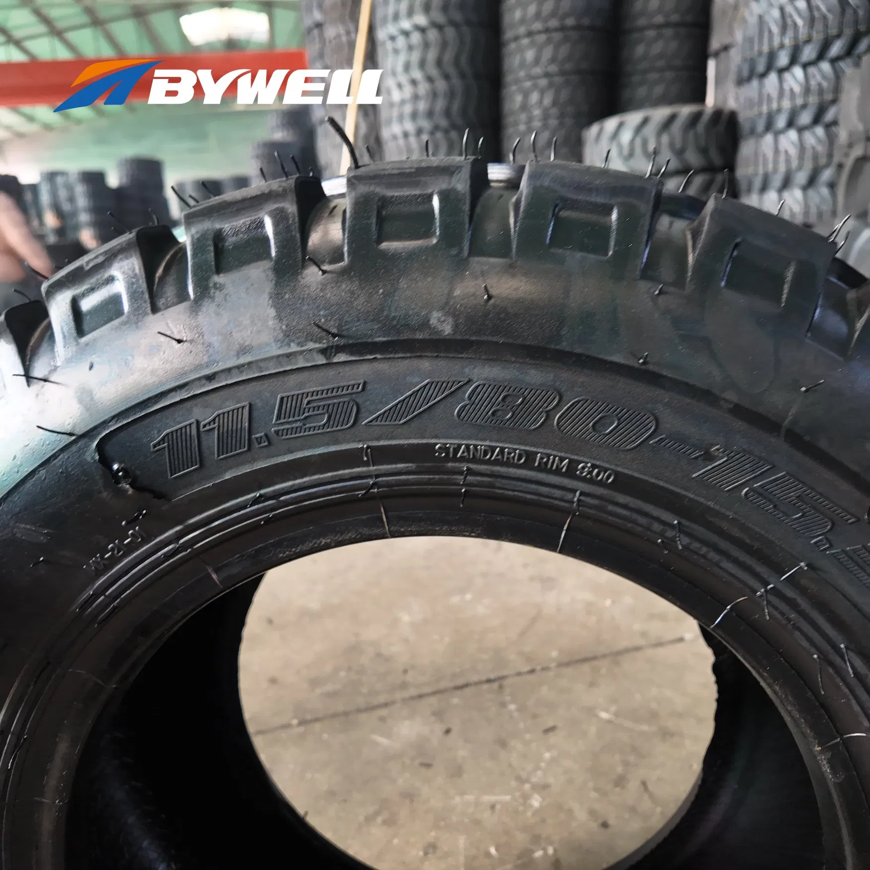 Extra Deep Lug BYWELL Tyre 12.4-28-12PR for Soft Soil