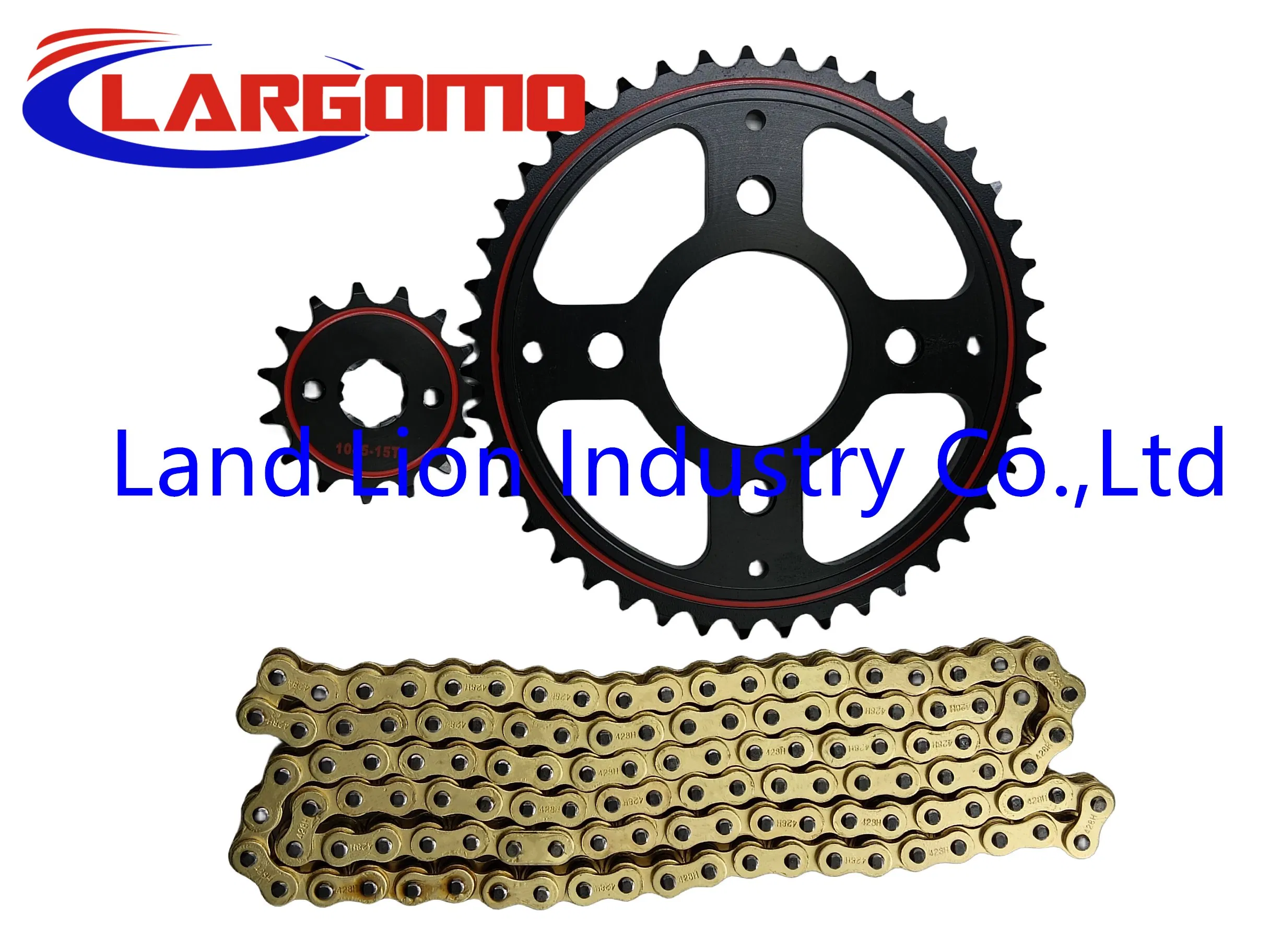 Цепь и звезда для мотоцикла 428, 520