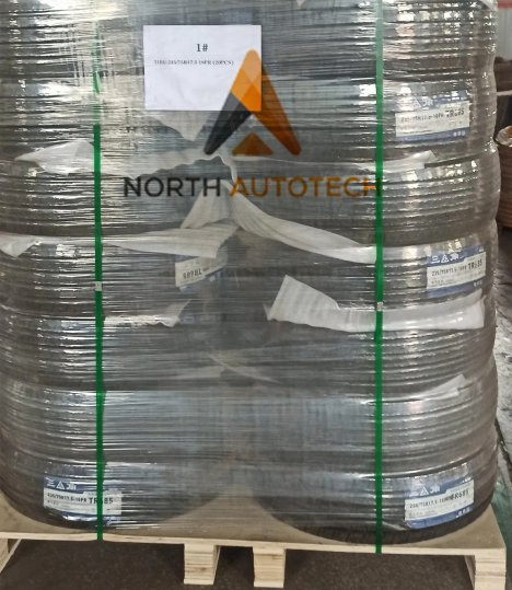 St175/80r13 6-Ply Radial Tire on White Spoke Wheel 5X4.5" Tyre Rim Assembly