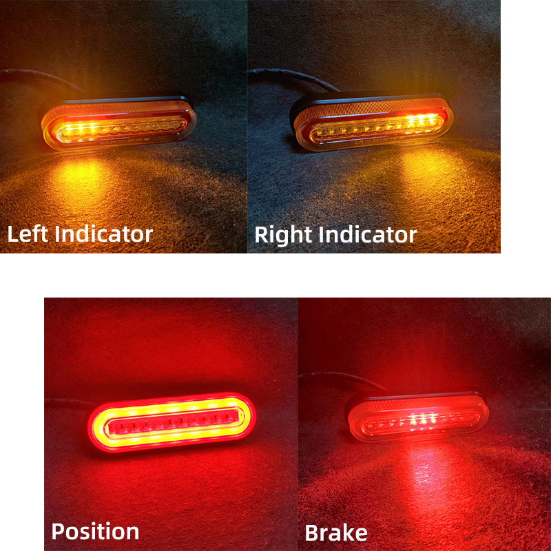 Боковой задний фонарь Z101 для прицепов и грузовиков