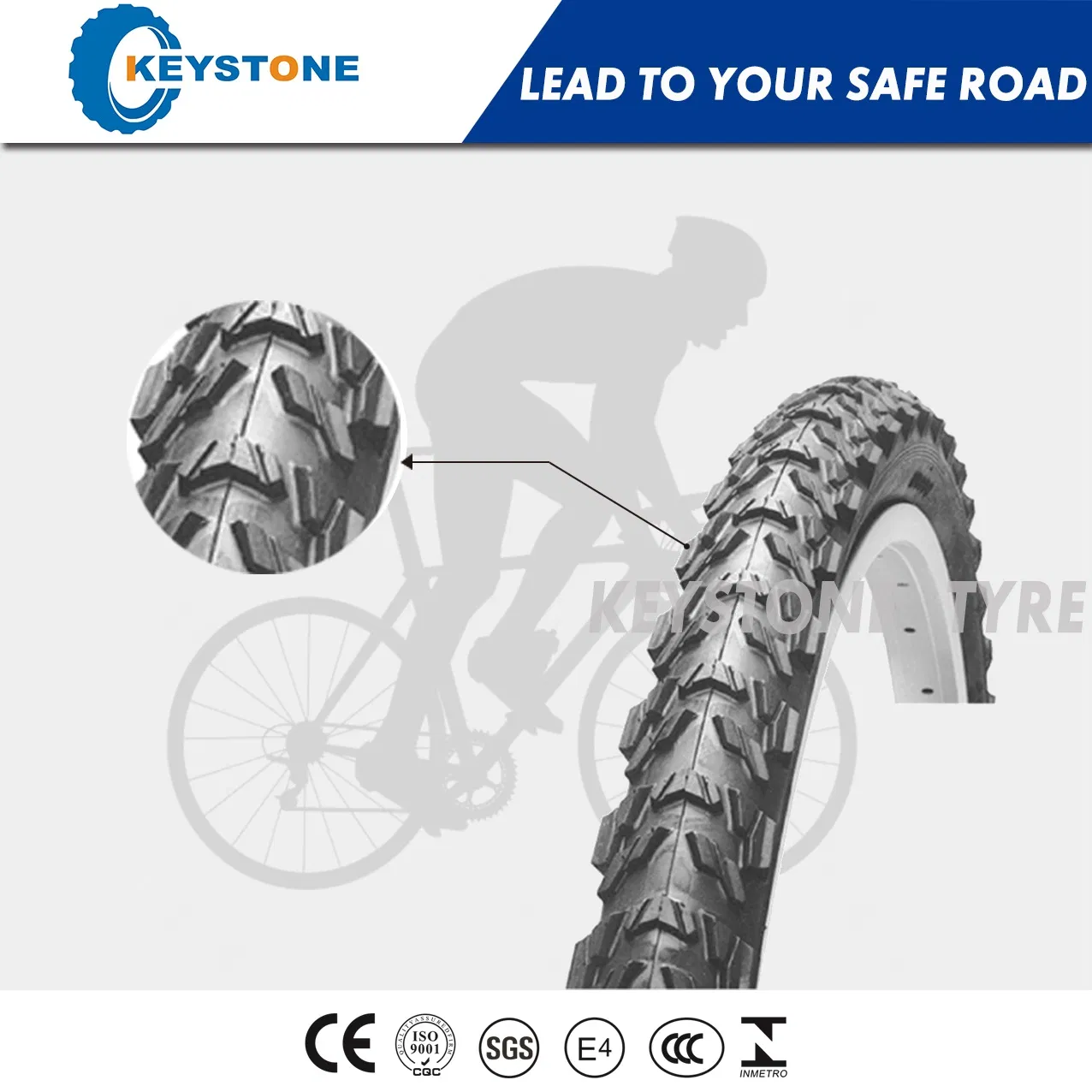 Велосипедная покрышка ECE Dual Compound для кросс-кантри